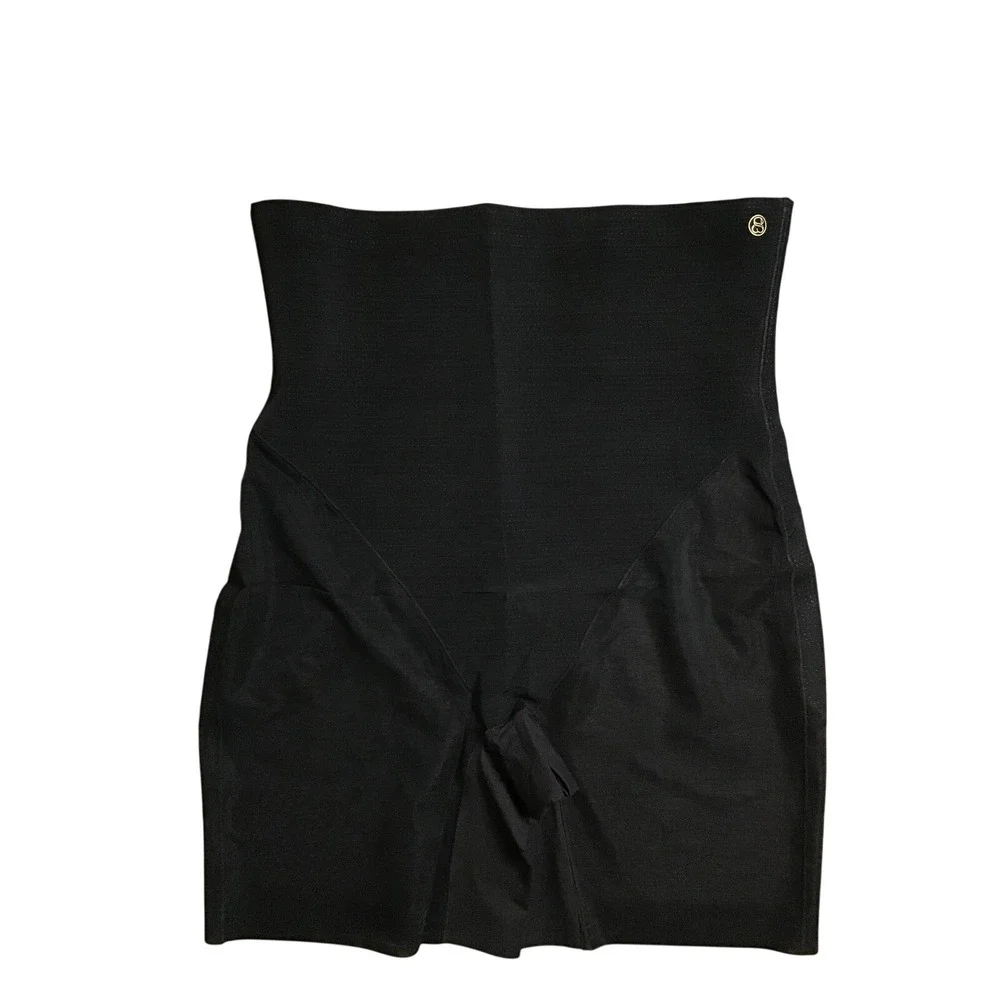 Shapellx Women's Black Mesh Smooth Butt-Lifting Brief Shaping Shorts Size XL NWT